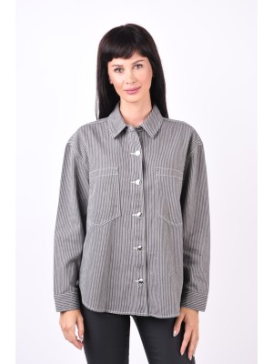 Camasa Dama Only Onlnehva Stripe Tunderstorm /White Stripes